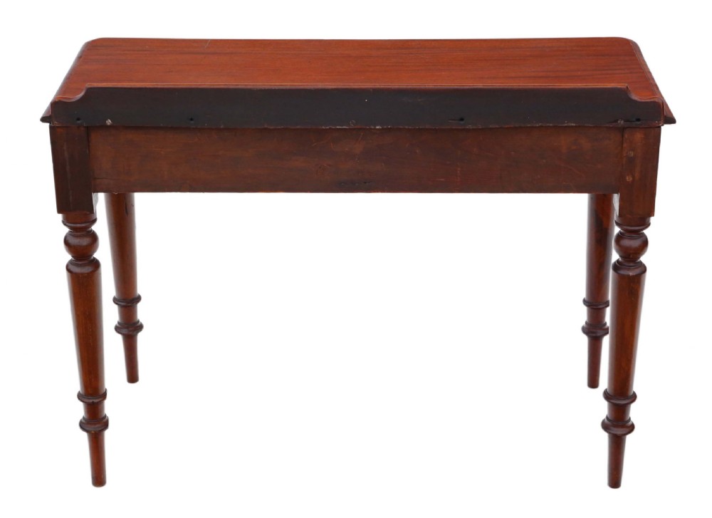 Victorian mahogany writing table 19th Century View VII