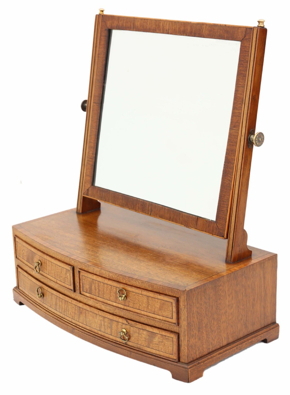 Mahogany dressing table swing mirror toilet 19th Century