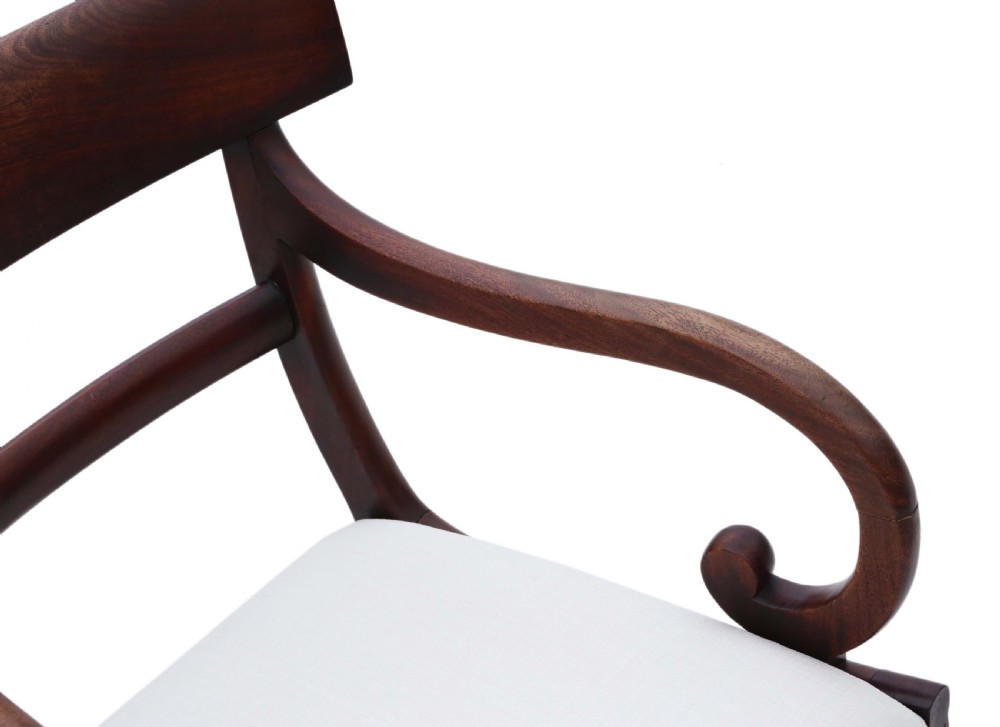 Pair of Regency mahogany elbow chairs View VI