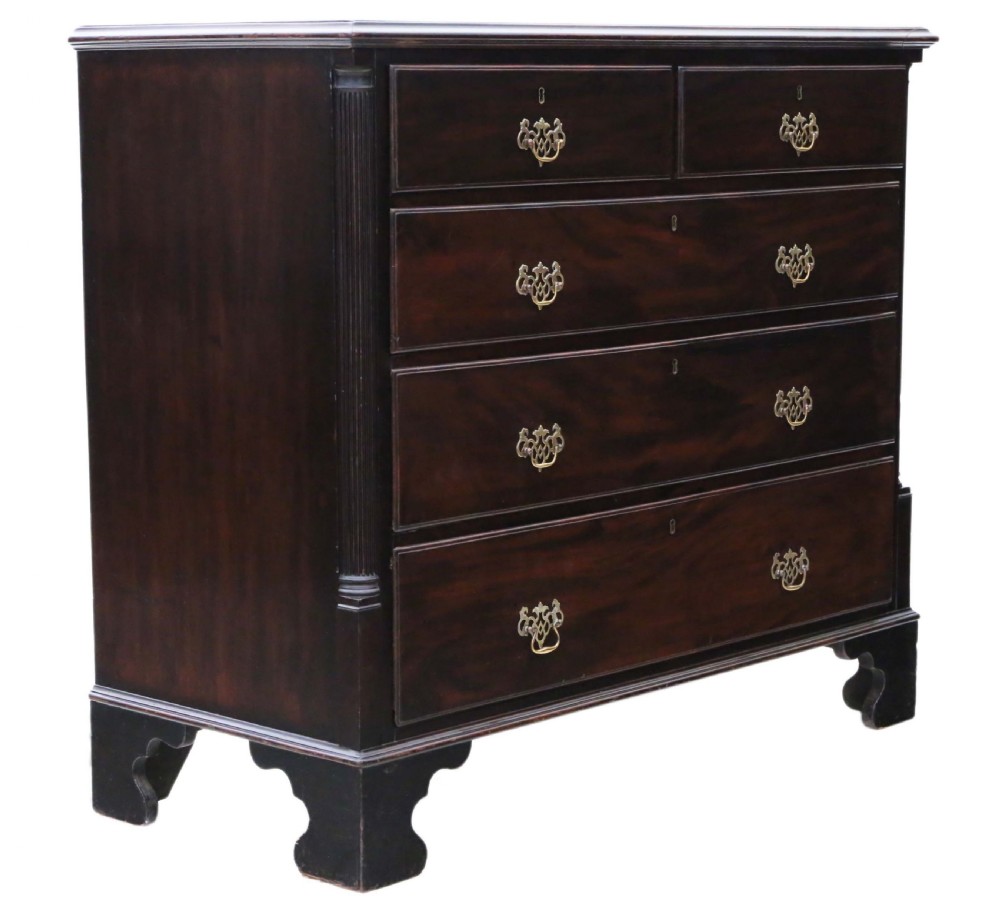 Georgian mahogany chest of drawers View III