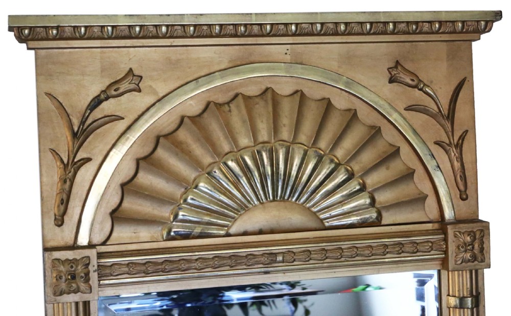 Gilt full height wall floor mirror View IV