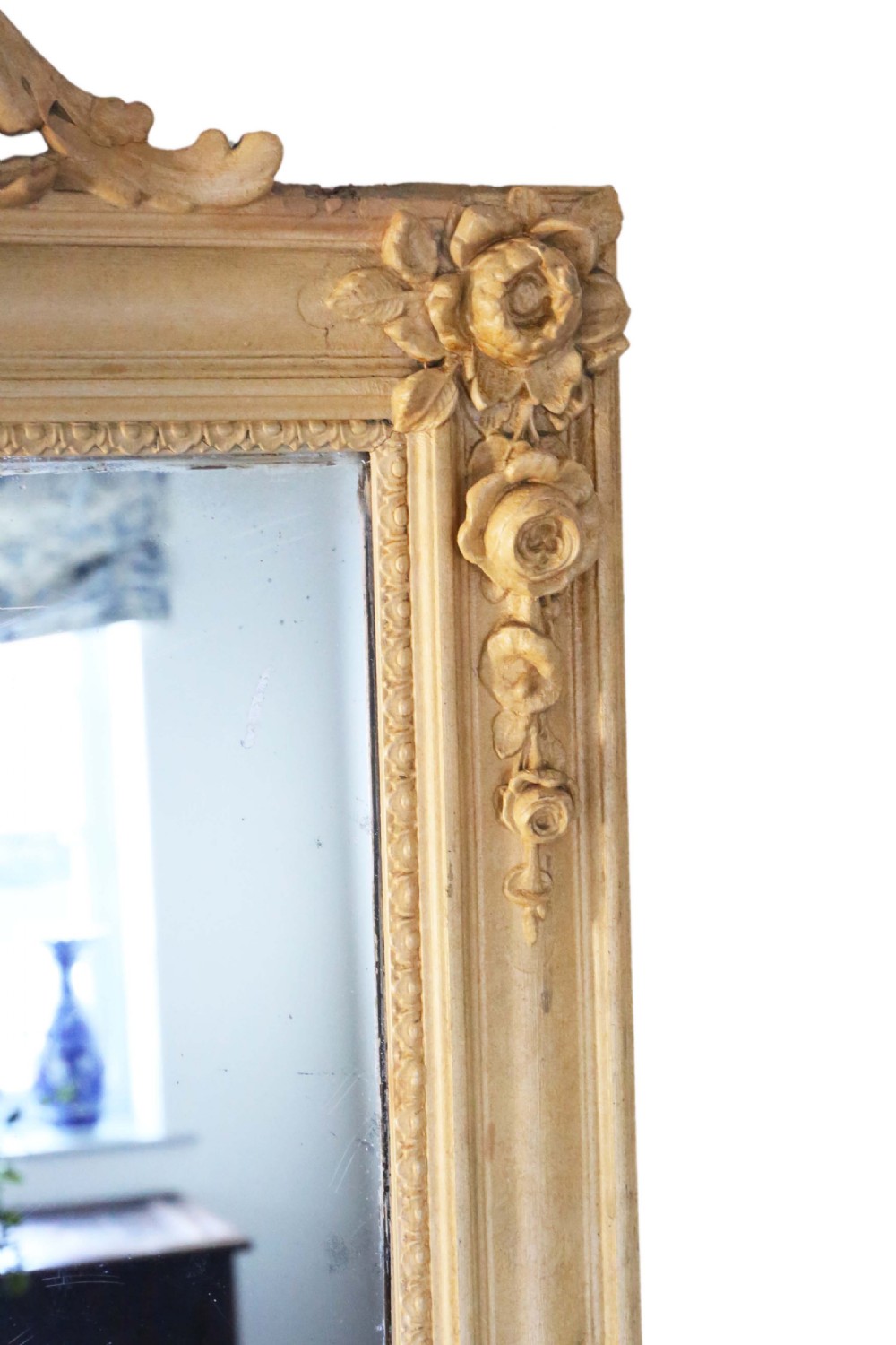 Floral full height wall floor mirror View IV