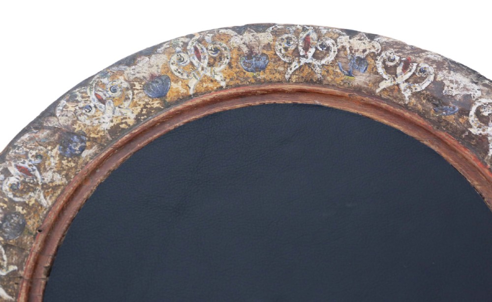 Gilt and walnut decorated wine or side table View V