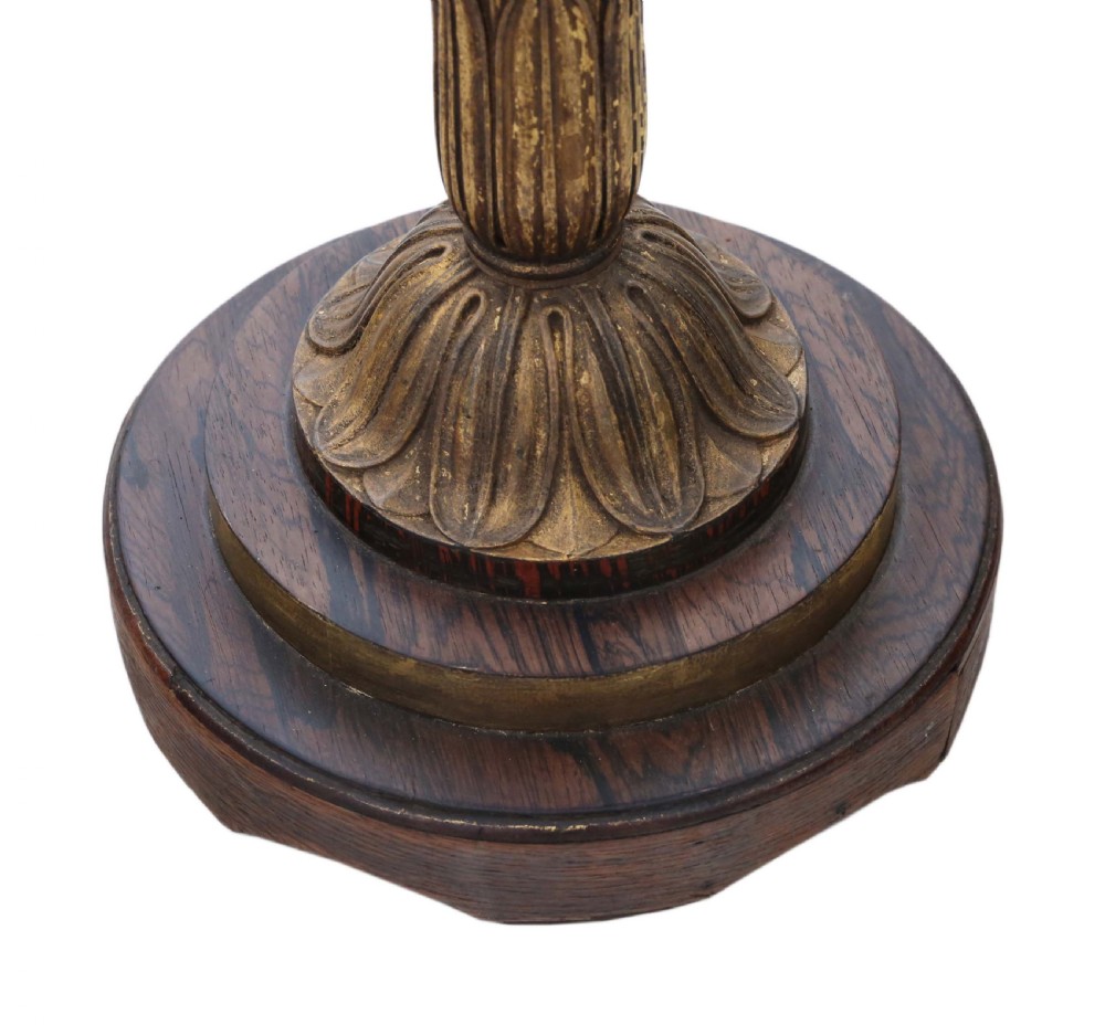 Gilt and walnut decorated wine or side table View VI