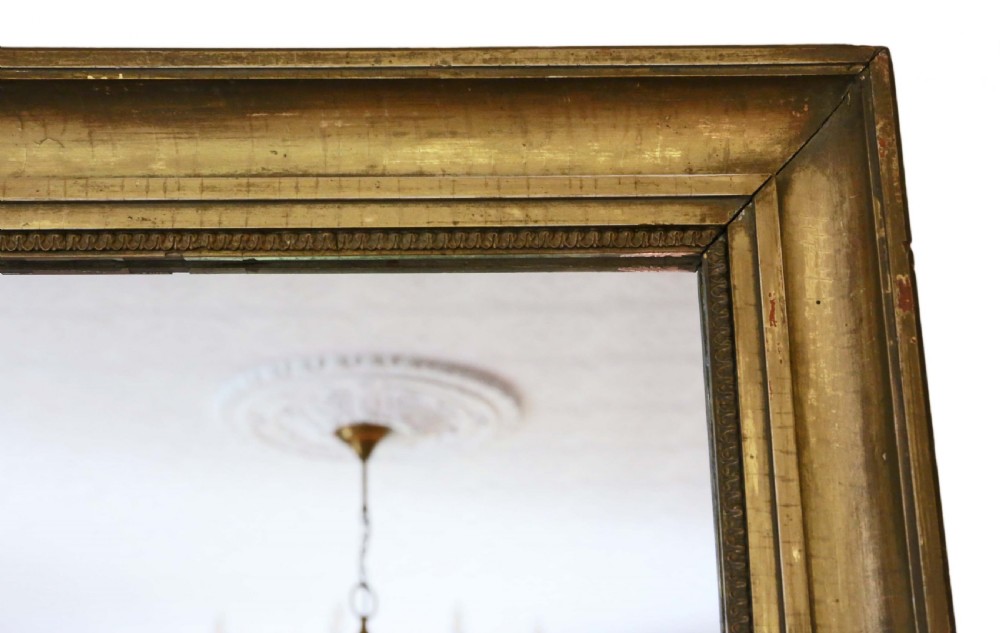 Gilt overmantle wall mirror 19th Century  View III