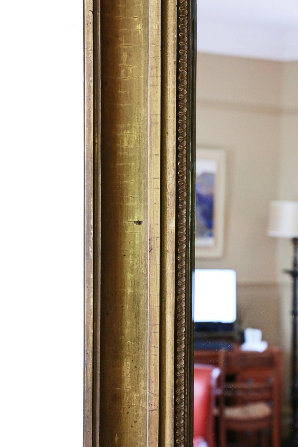 Gilt overmantle wall mirror 19th Century  View IV