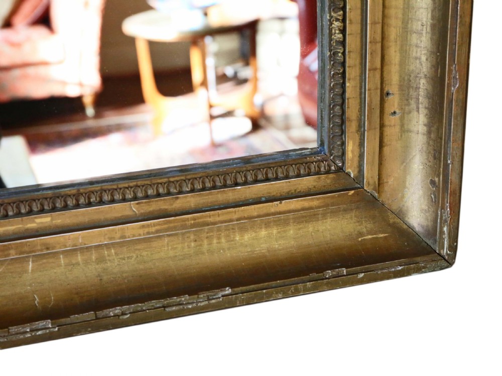 Gilt overmantle wall mirror 19th Century  View VIII