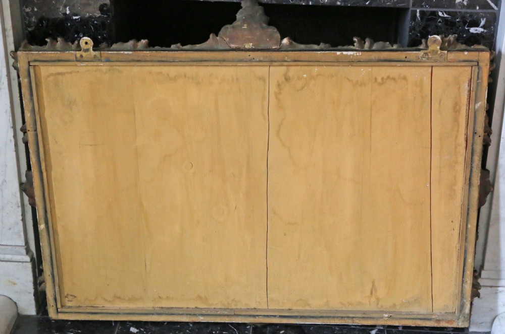 19TH CENTURY GILT OVERMANTLE WALL MIRROR View IX