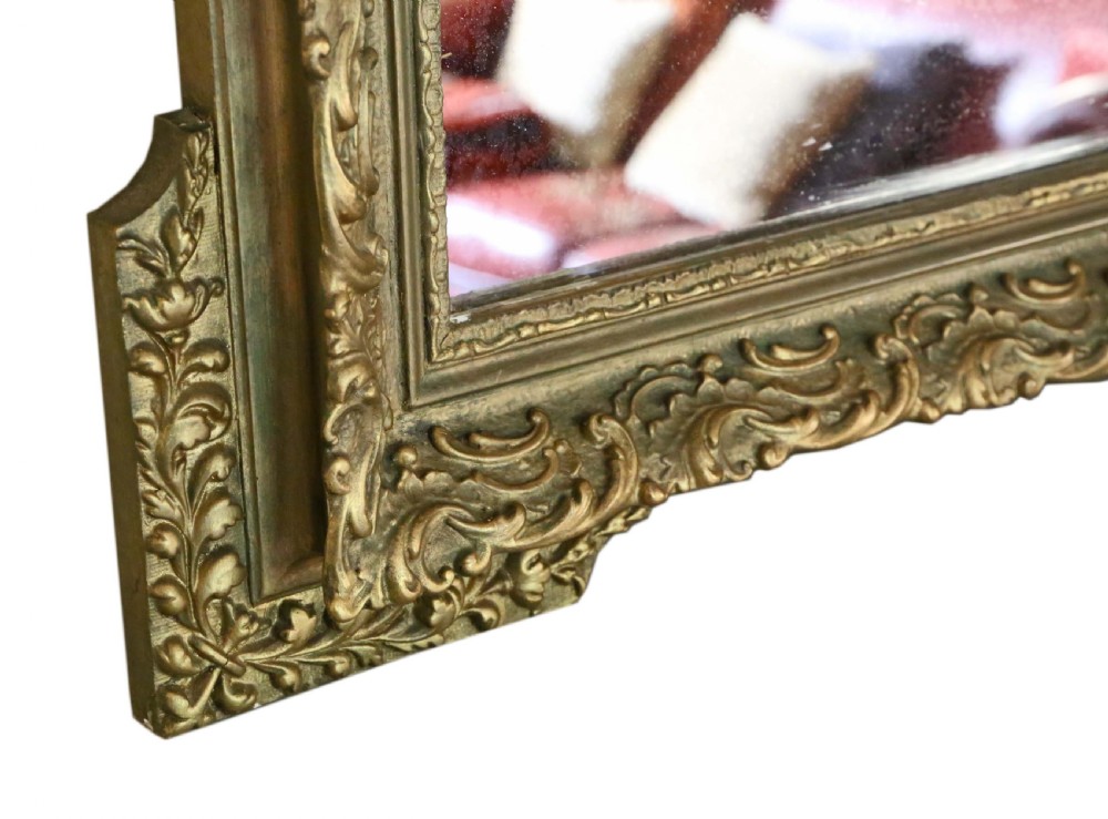 Large 19th Century French gilt overmantle or wall mirror View VIII
