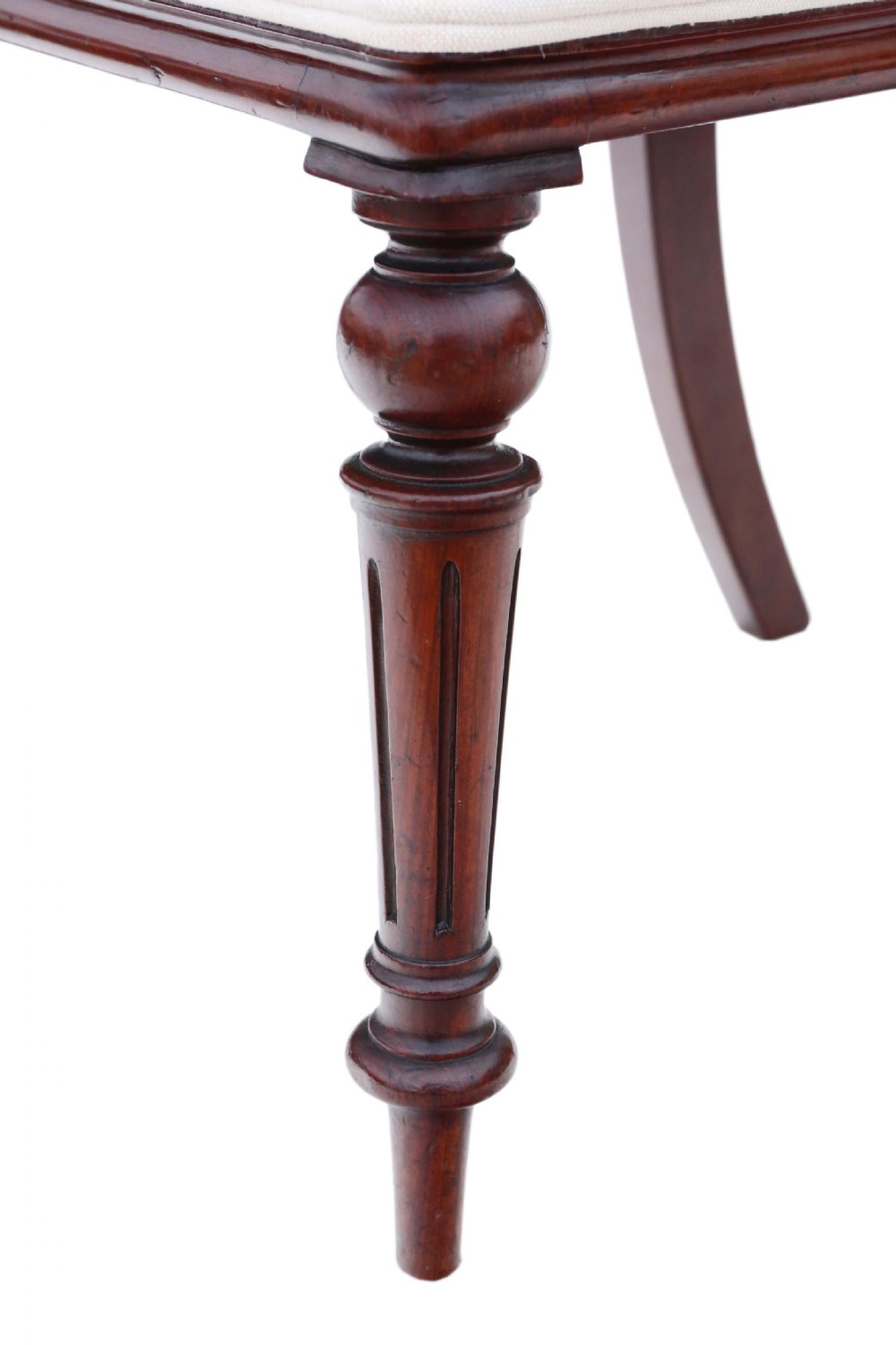Set of 6 Victorian mahogany dining chairs C1880 View VIII