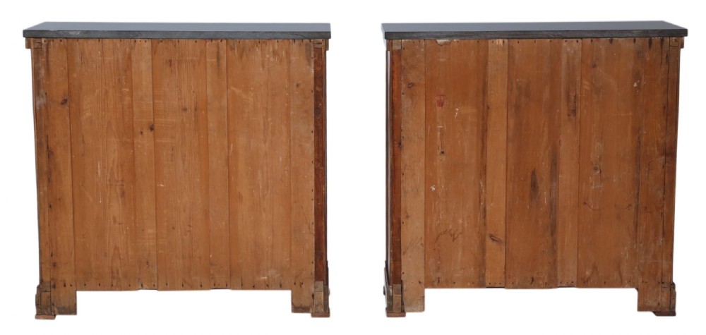 Pair of large Victorian and later walnut adjustable bookcase View IX