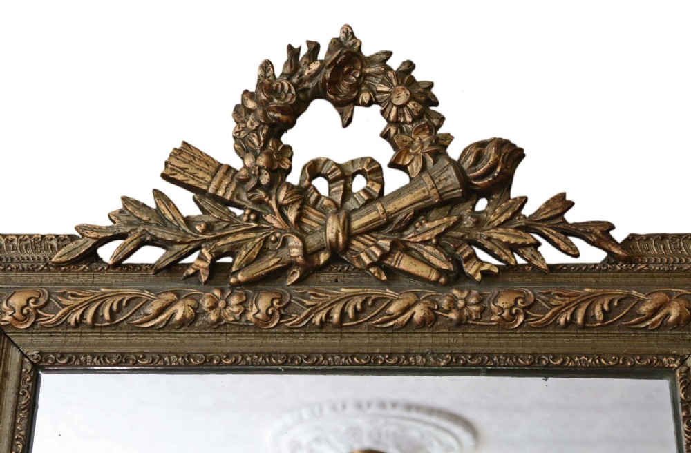 Large 19th Century gilt overmantle or wall mirror View II