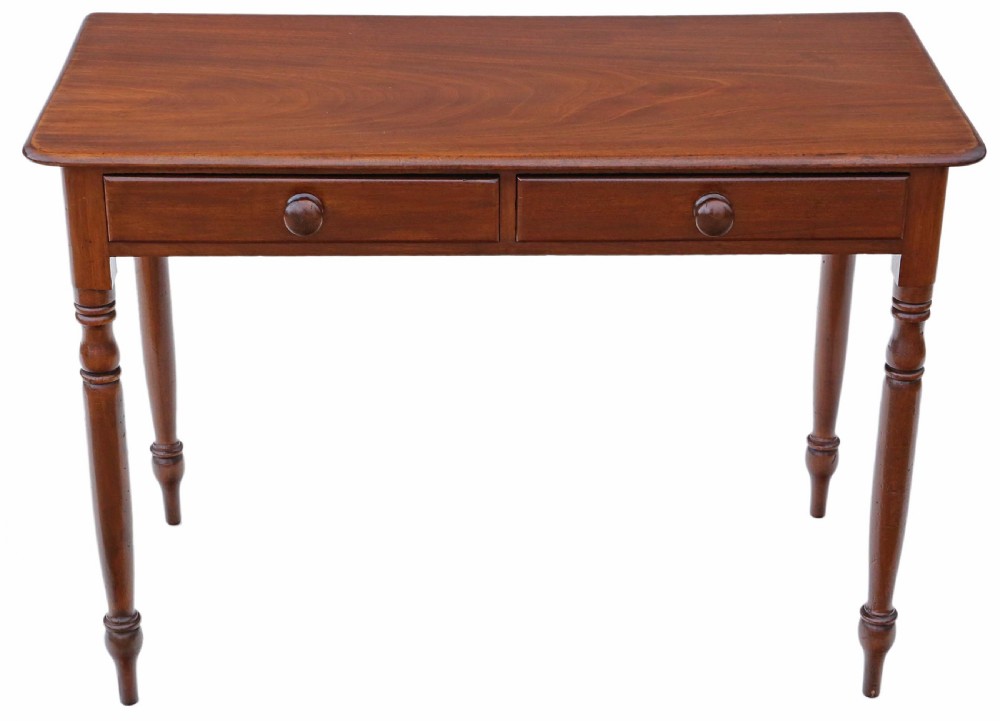 Victorian mahogany writing table desk dressing