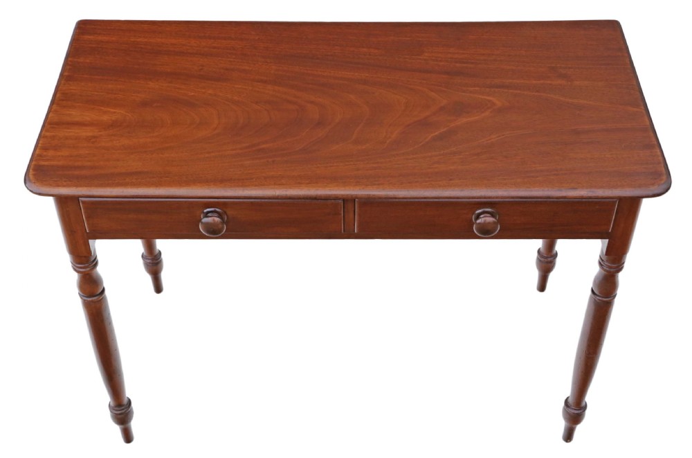 Victorian mahogany writing table desk dressing View II