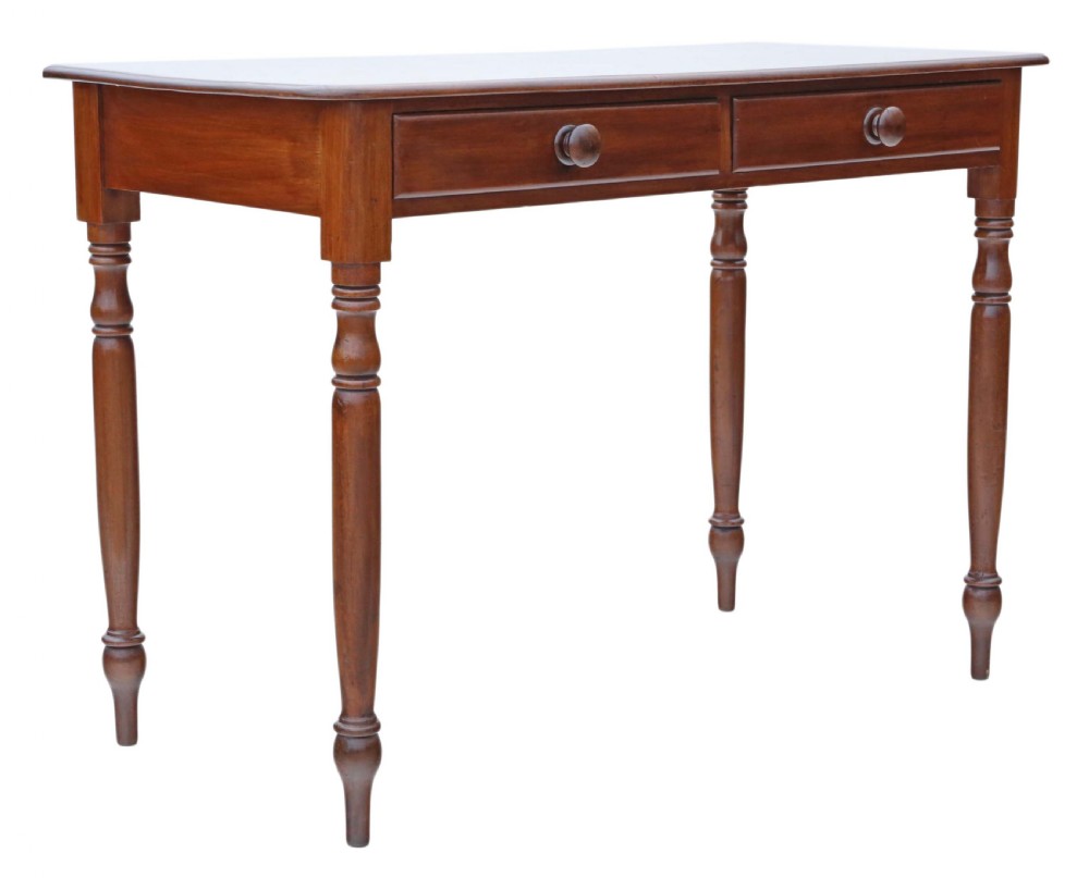 Victorian mahogany writing table desk dressing View V