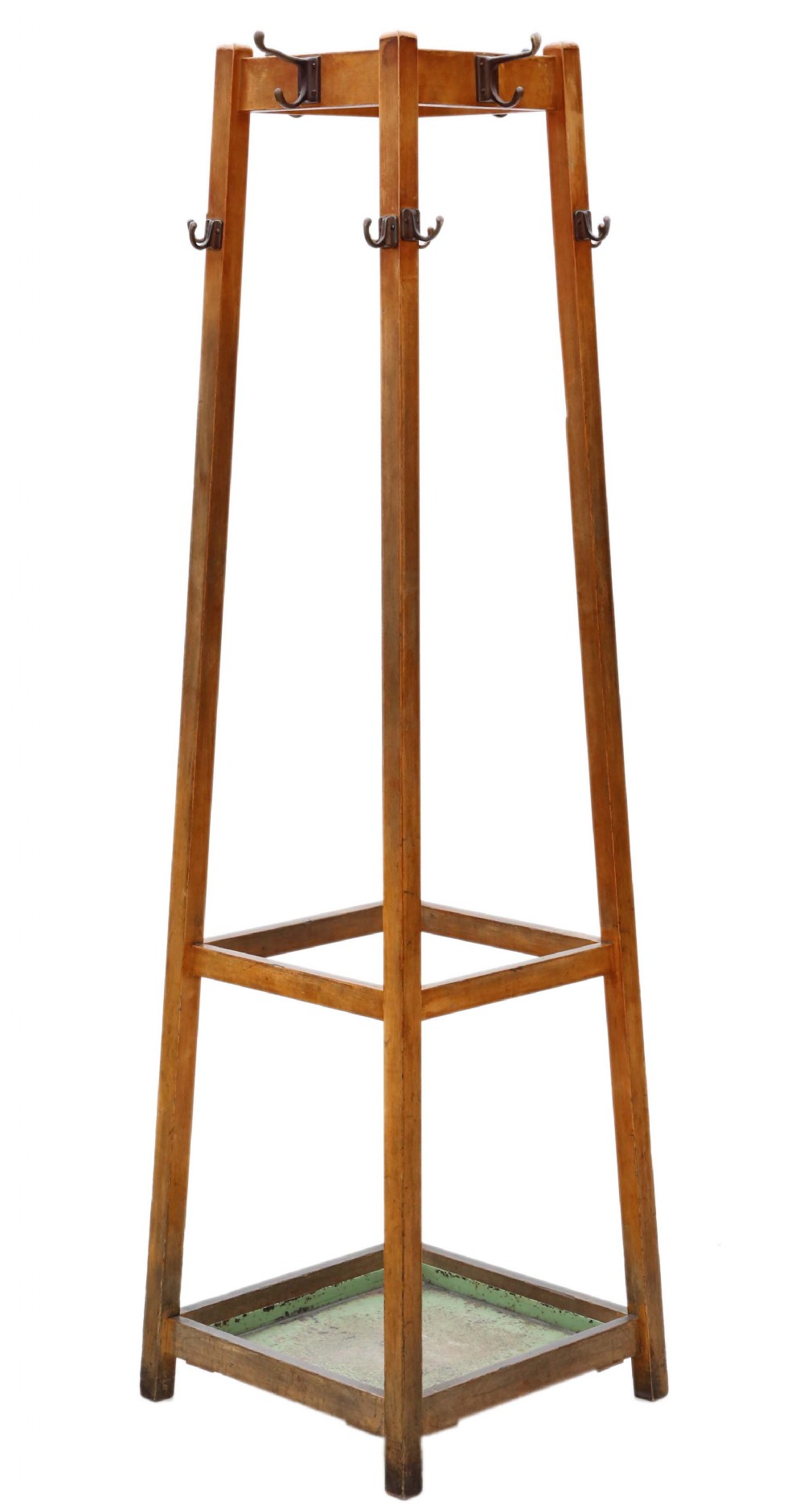 Early 20th Century hall, coat, hat, stick, umbrella, stand C1930