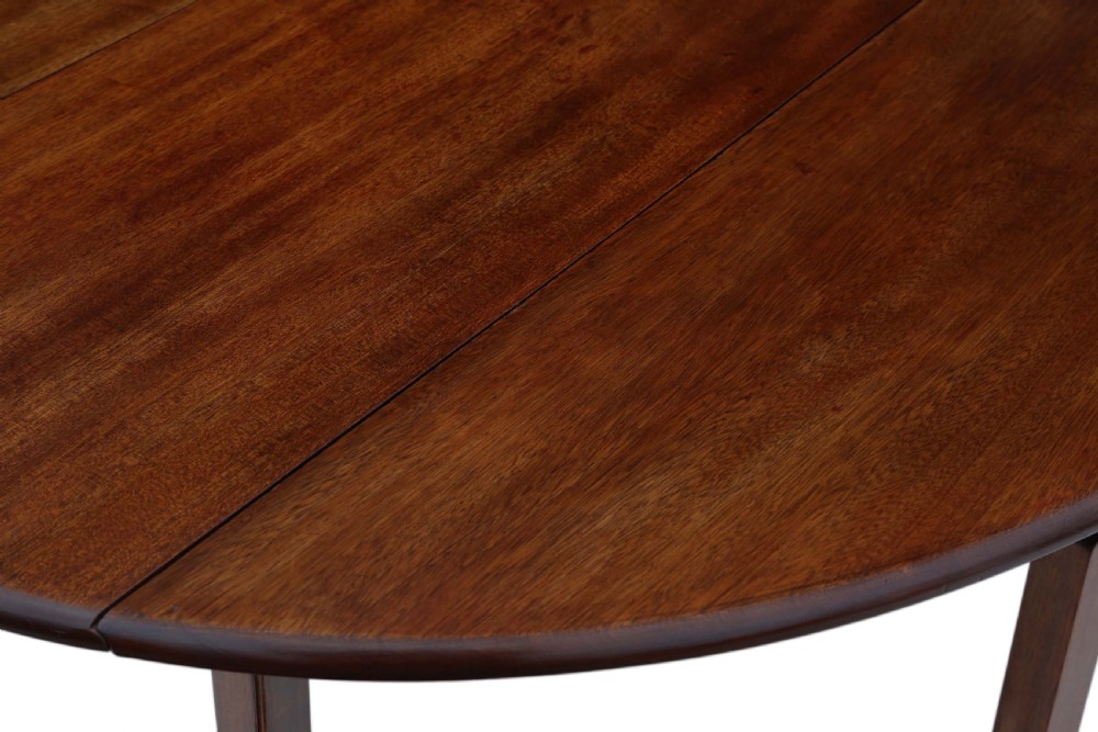 Mahogany gateleg wake dining table C1920 View III