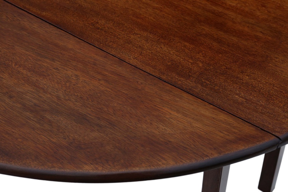 Mahogany gateleg wake dining table C1920 View IV