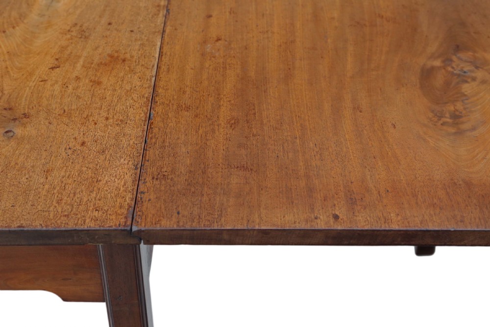 Georgian C1800 mahogany dining table ~ 4' x 8'8