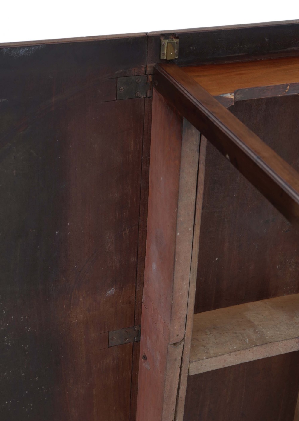 Georgian C1800 mahogany dining table ~ 4' x 8'8