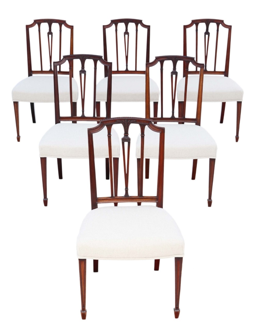 Set of 6 19th Century mahogany dining chairs Baker of Bath
