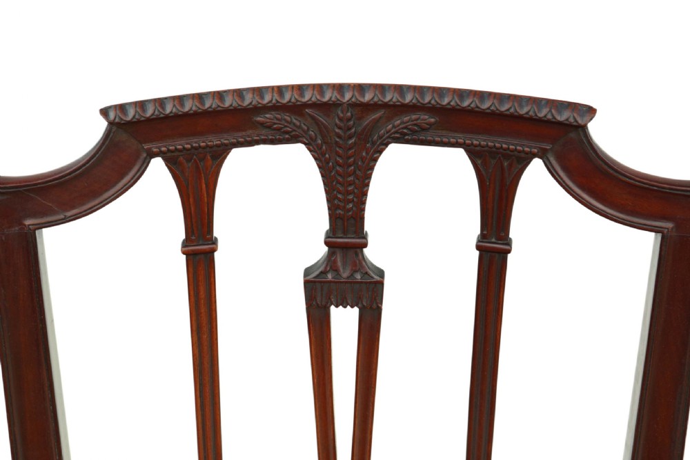 Set of 6 19th Century mahogany dining chairs Baker of Bath View IX