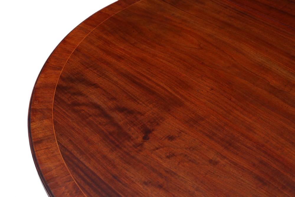 ANTIQUE LARGE FINE QUALITY ~7' MAHOGANY EXTENDING DINING TABLE View IV