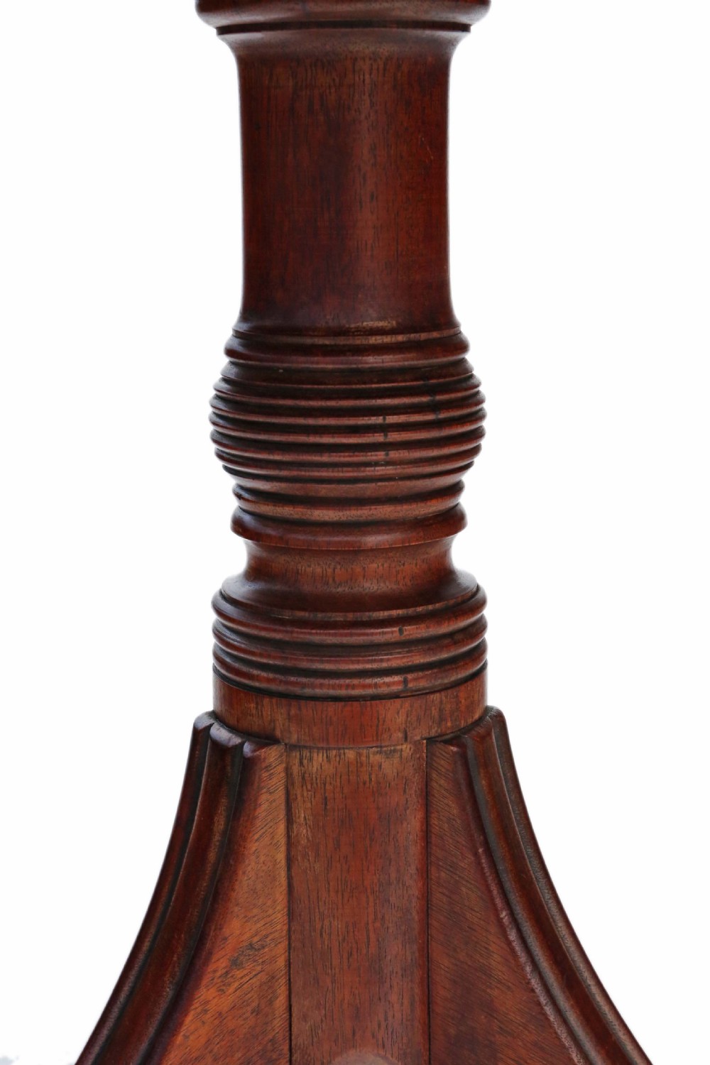 ANTIQUE LARGE FINE QUALITY ~7' MAHOGANY EXTENDING DINING TABLE View IX