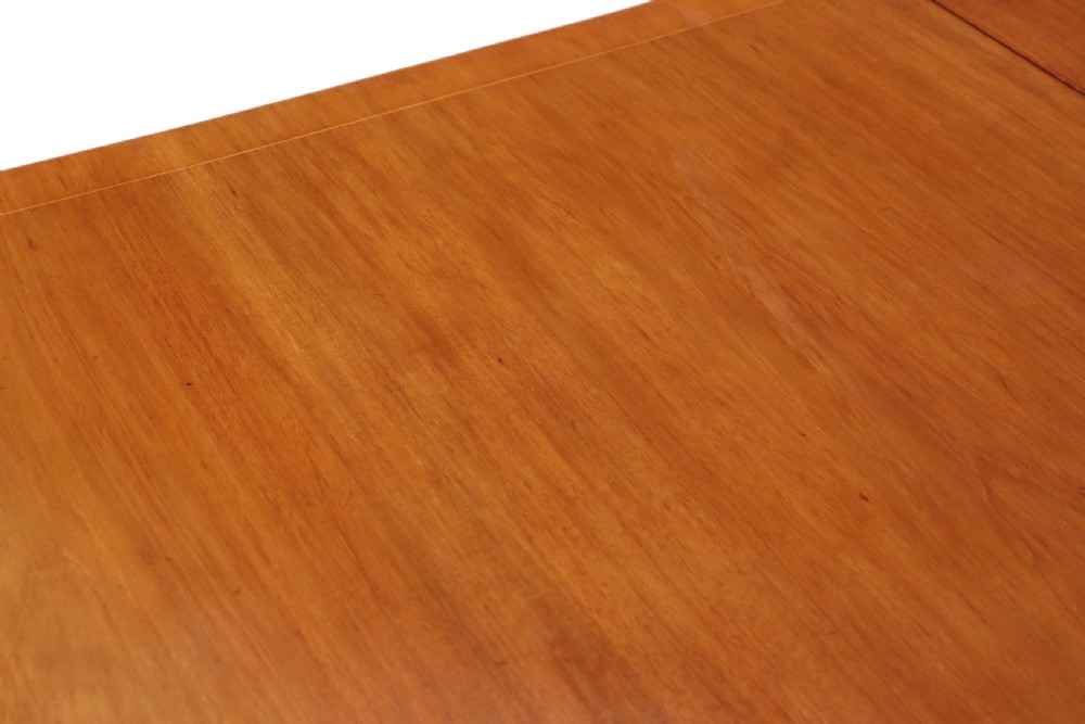 ANTIQUE VERY LARGE FINE QUALITY ~11' MAHOGANY EXTENDING DINING TABLE View V