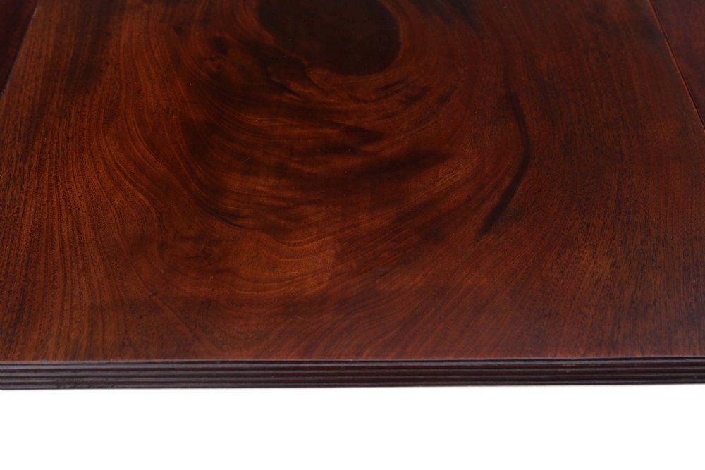 ANTIQUE VERY LARGE FINE QUALITY ~10' CUBAN MAHOGANY EXTENDING DINING TABLE View IV