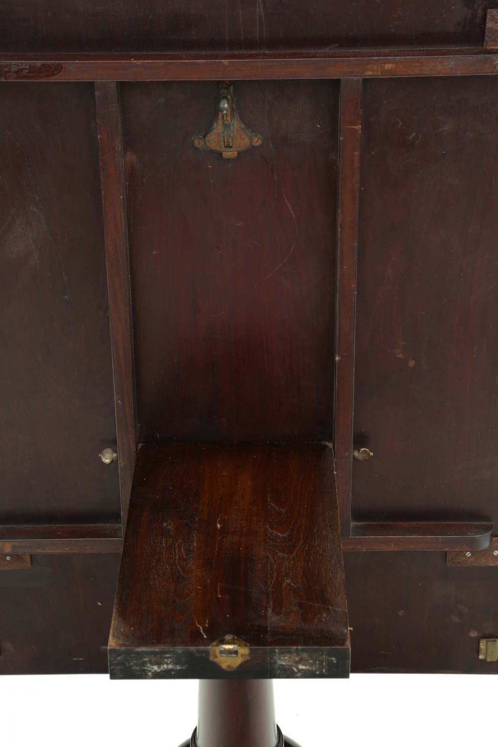 ANTIQUE VERY LARGE FINE QUALITY ~10' CUBAN MAHOGANY EXTENDING DINING TABLE View XI