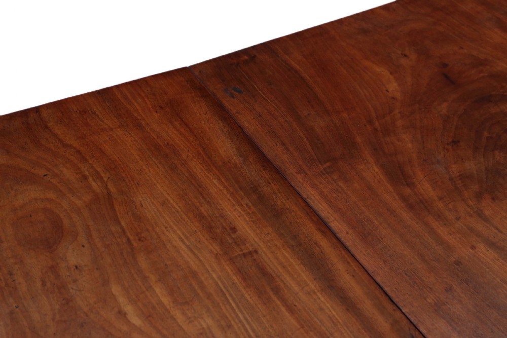 ANTIQUE VERY LARGE FINE QUALITY ~9' CUBAN MAHOGANY EXTENDING DINING TABLE View V