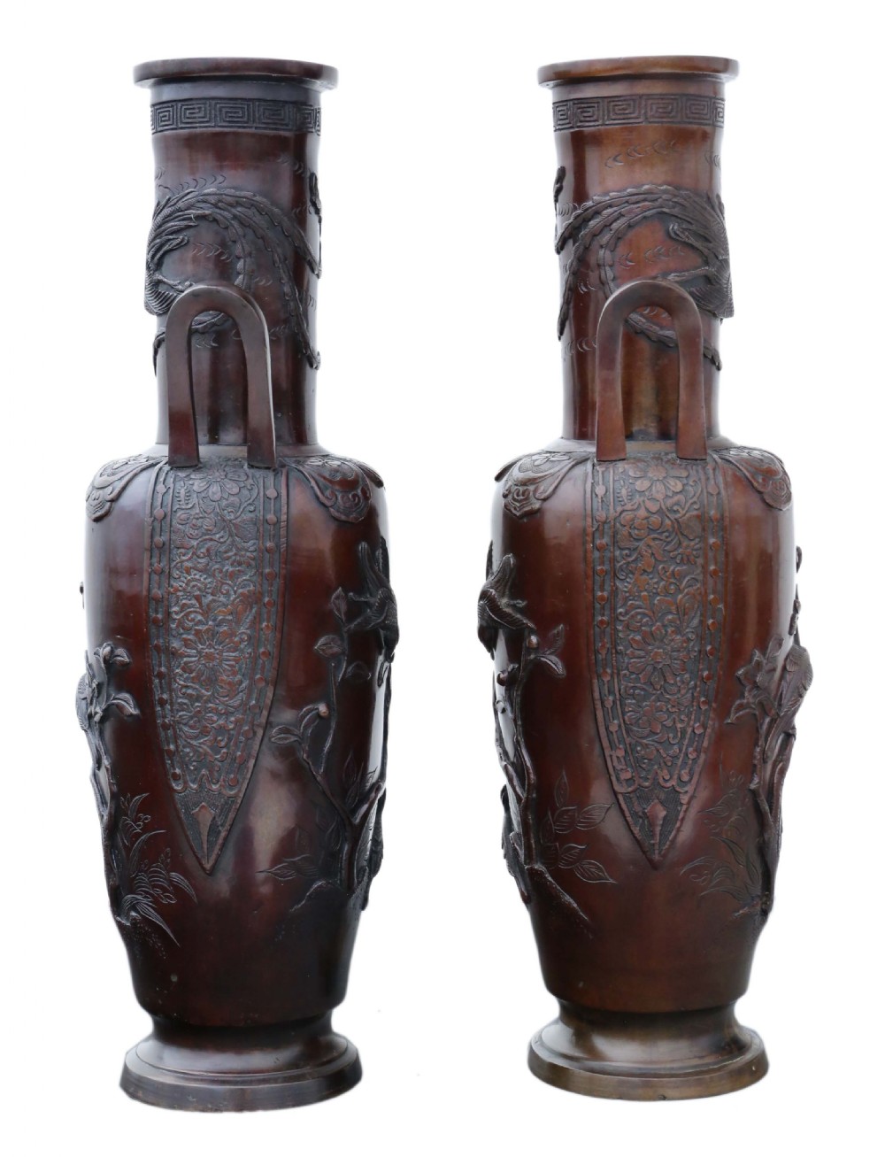 Late 19th Century Chinese bronze champleve vase View III