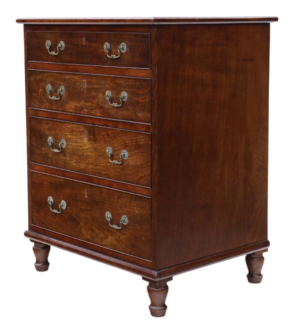 Small mahogany chest of drawers 19th Century View IV