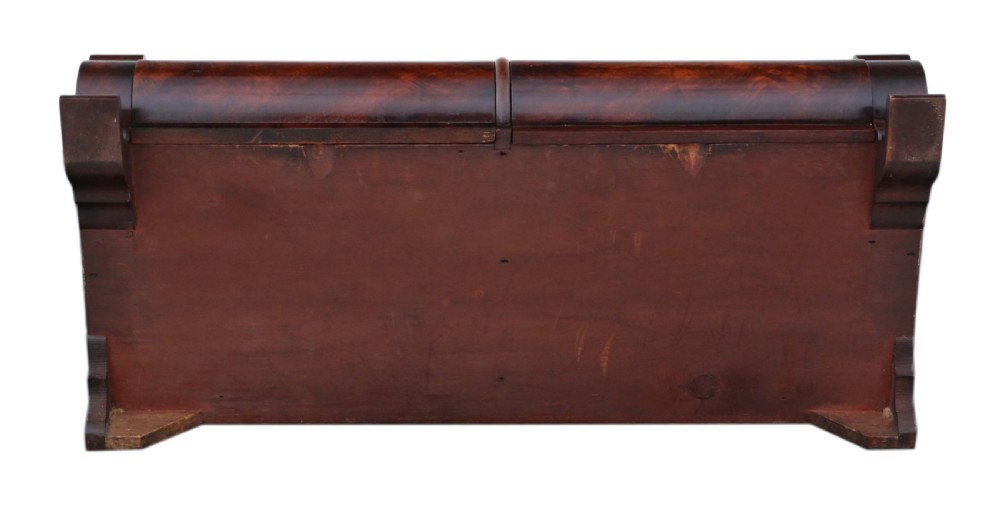 Georgian C1825 mahogany dressing table swing mirror toilet  View VII