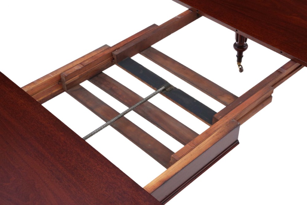 Victorian mahogany windout extending dining table View VII