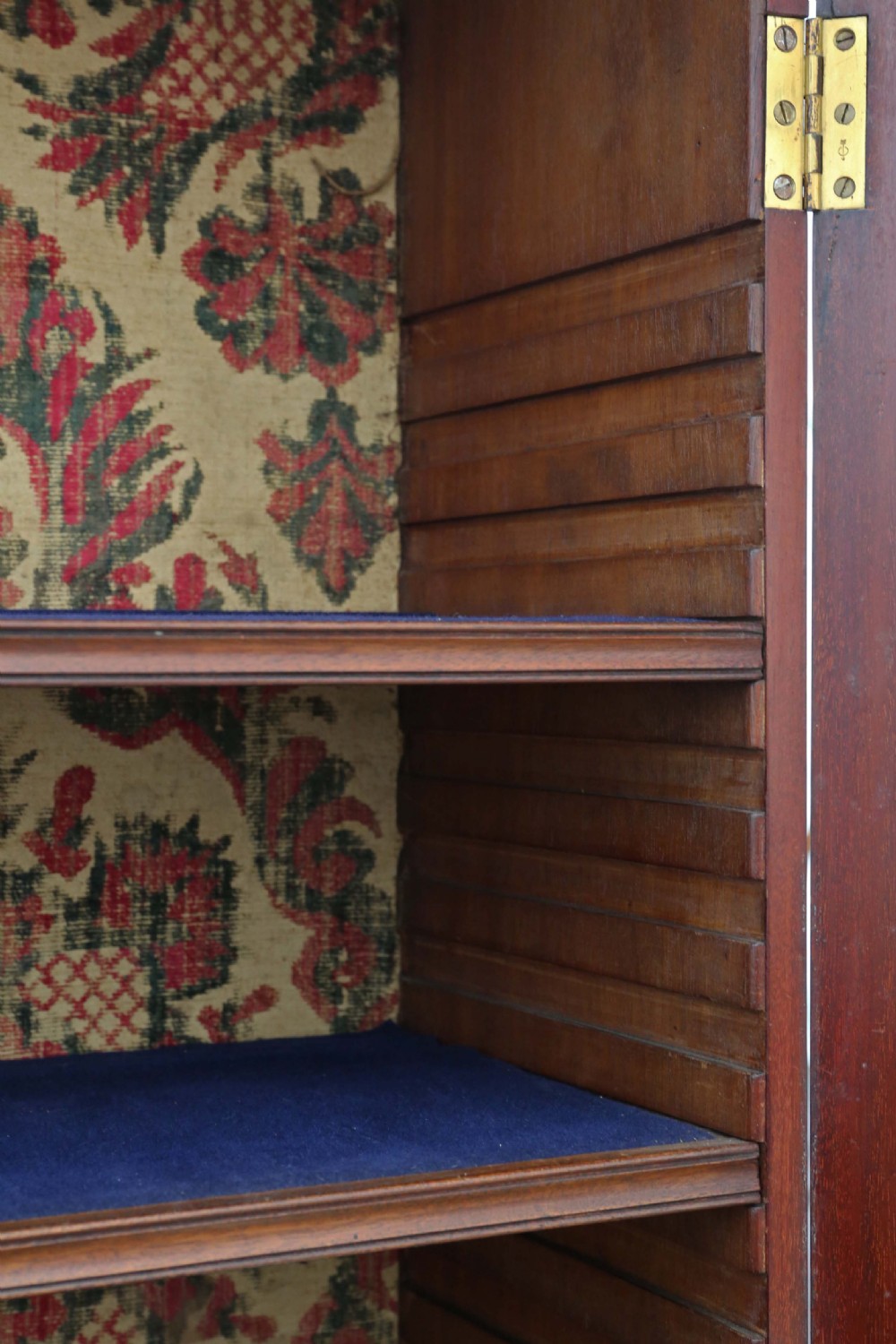 William IV mahogany glazed bureau bookcase View III