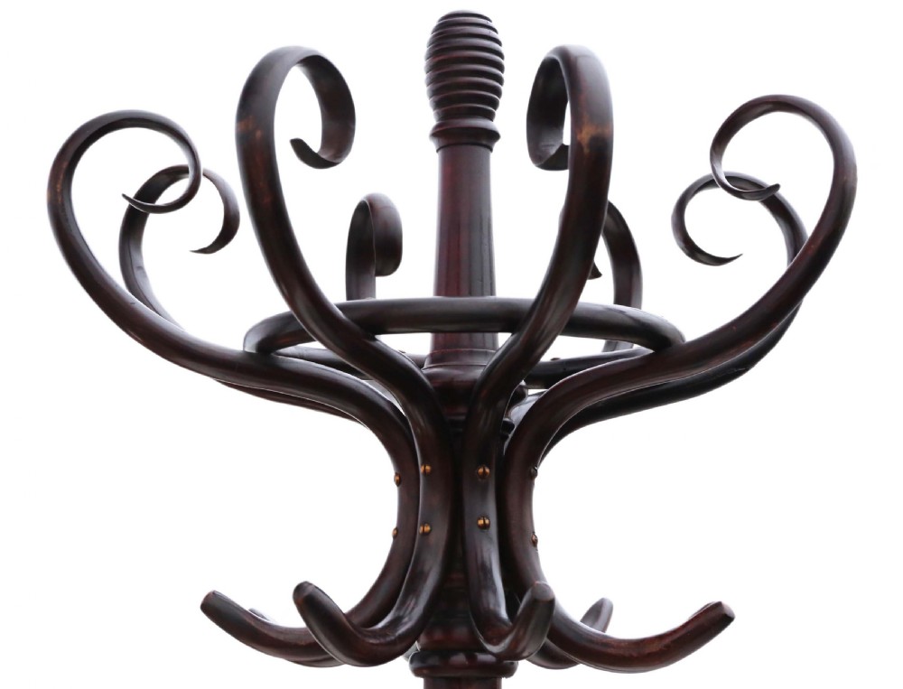 Victorian bentwood hall, coat, hat, stick, umbrella, stand View V