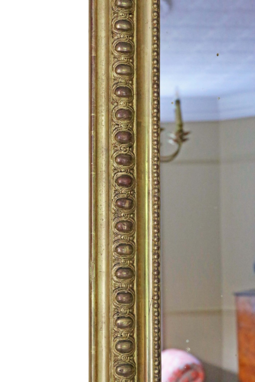 19th Century gilt mirror overmantle wall View IV