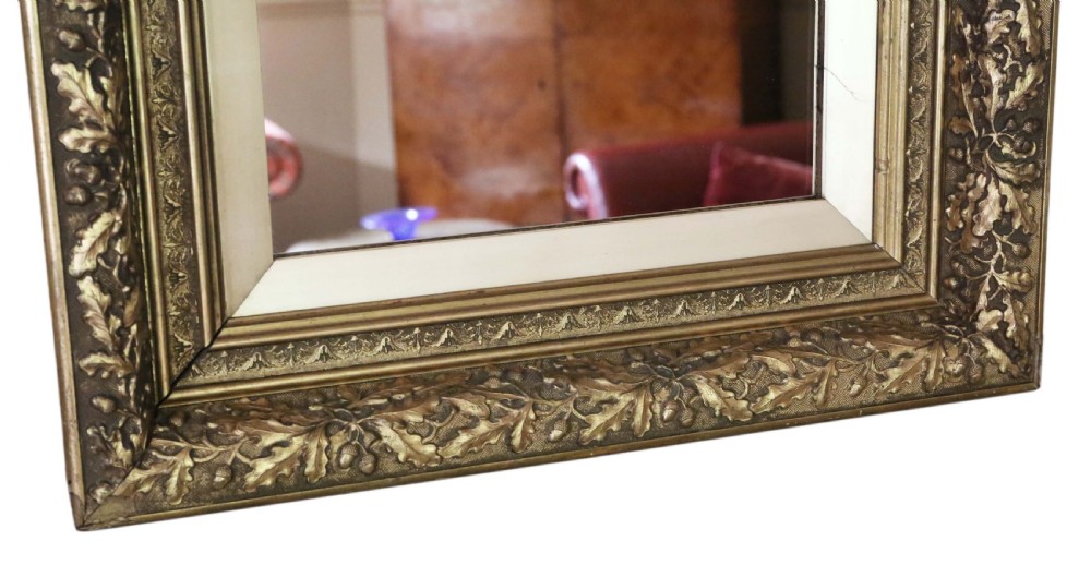 Large gilt 19th Century overmantle wall mirror View IV