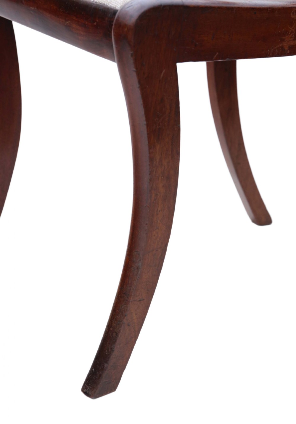 Set of 4 Regency C1825 mahogany dining chairs View VII