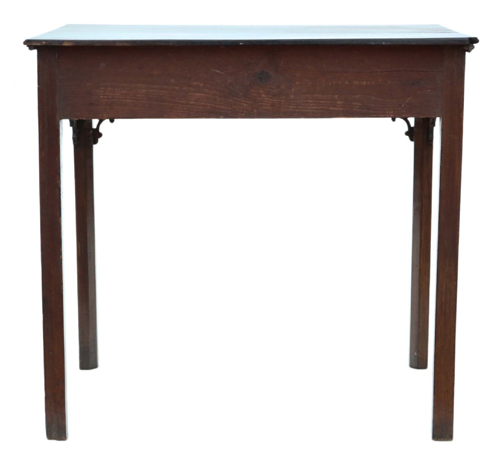 Georgian C1800 Cuban mahogany writing side table  View VII