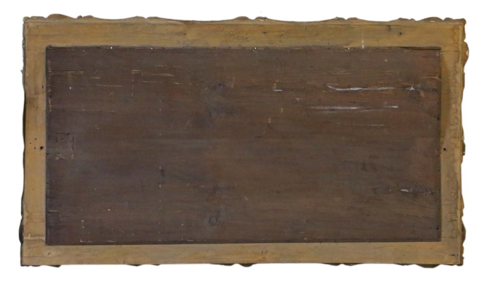 19th Century gilt wall mirror overmantle View X