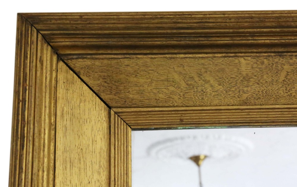 19th Century gilt large overmantle wall mirror View II