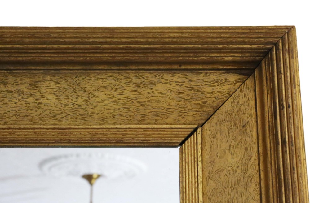 19th Century gilt large overmantle wall mirror View III