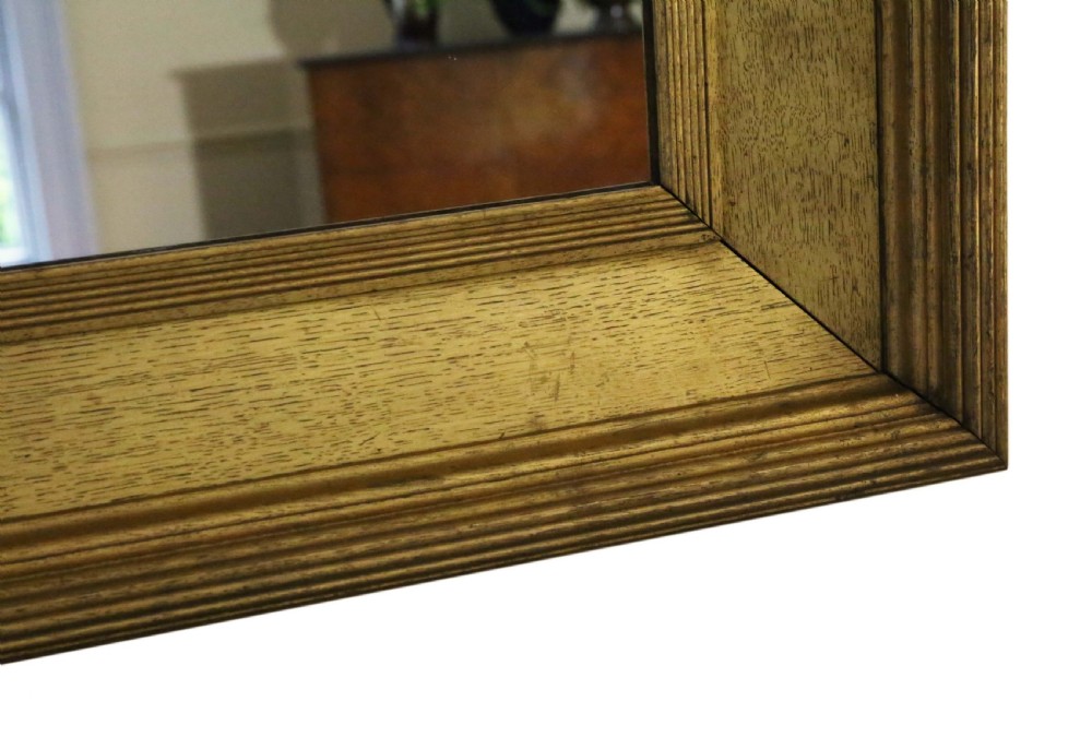 19th Century gilt large overmantle wall mirror View VI