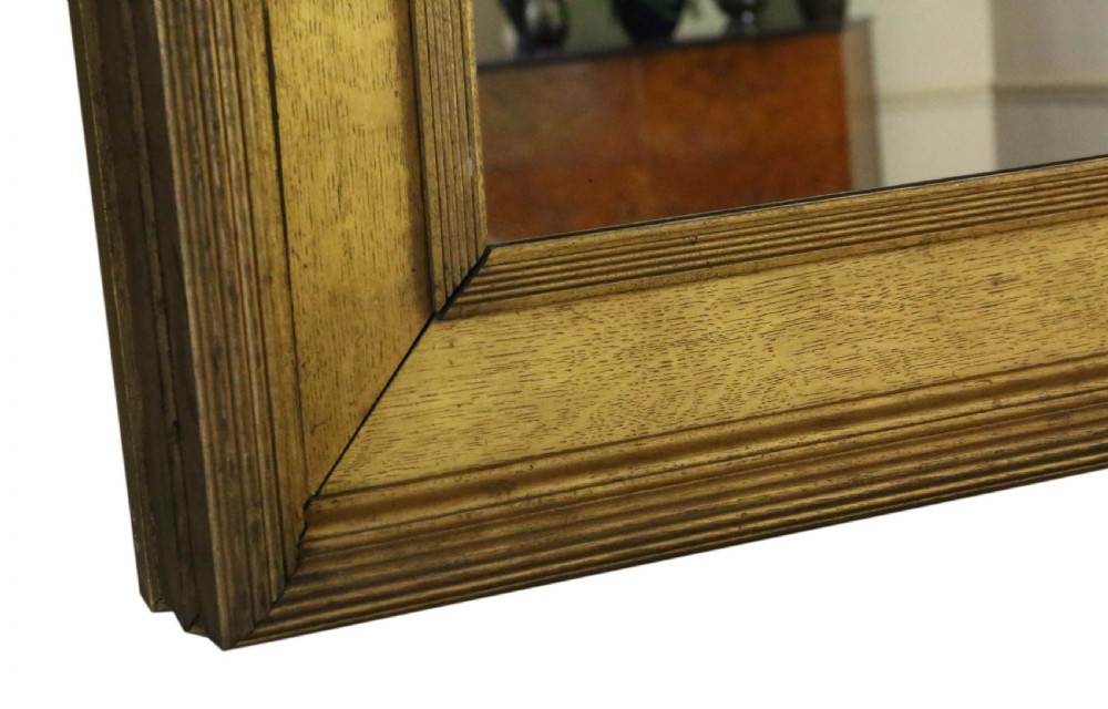 19th Century gilt large overmantle wall mirror View VII