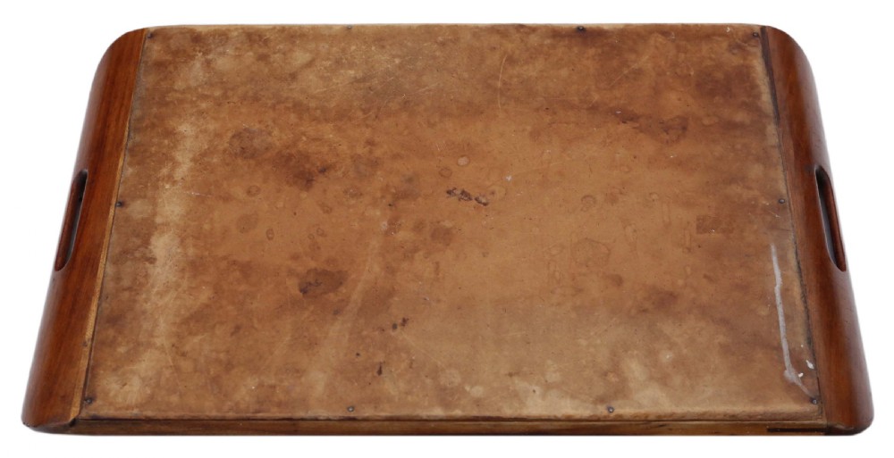 Inlaid tunbridge ware butterfly serving tray View V