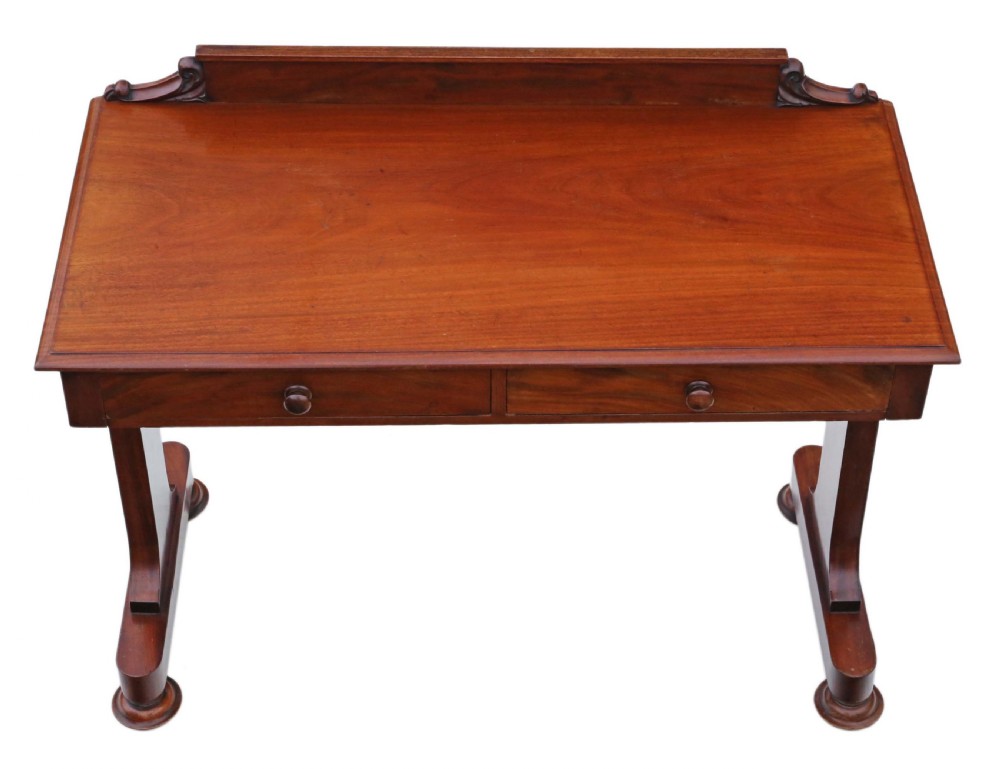 Victorian mahogany writing desk View II