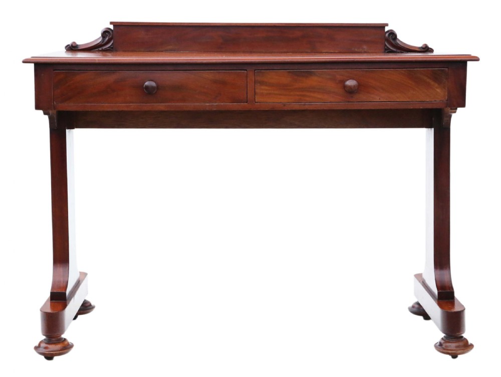 Victorian mahogany writing desk View III